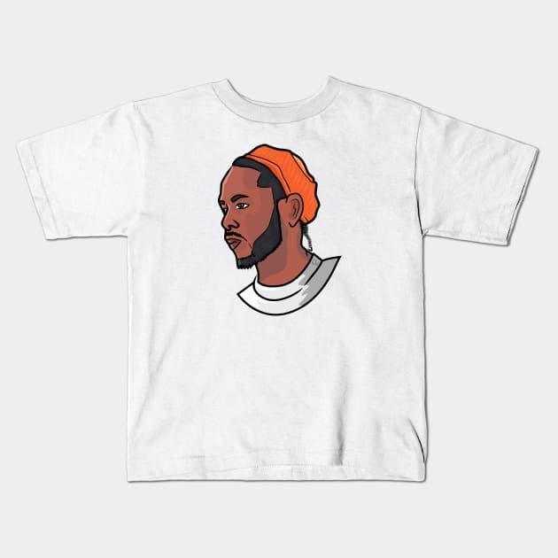 Kendrick Lamar Kids T-Shirt by onategraphics